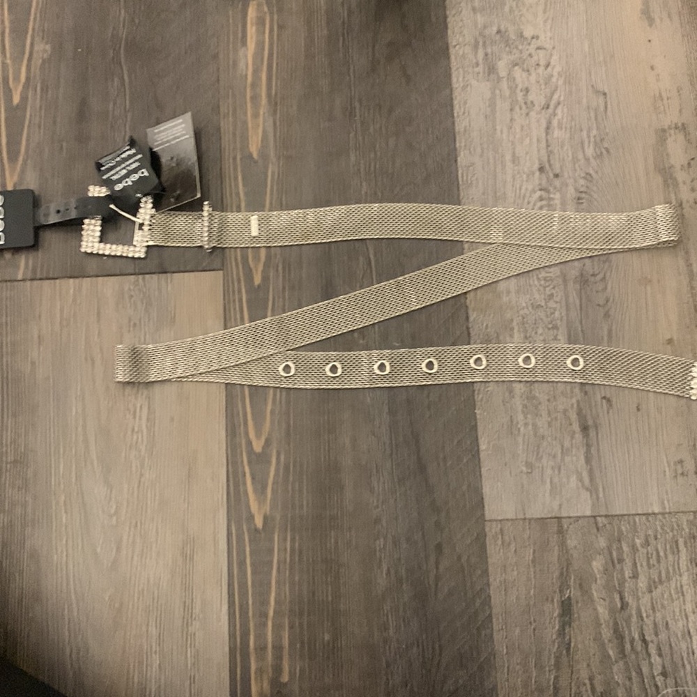 Bebe Belt in Silver , Size XL